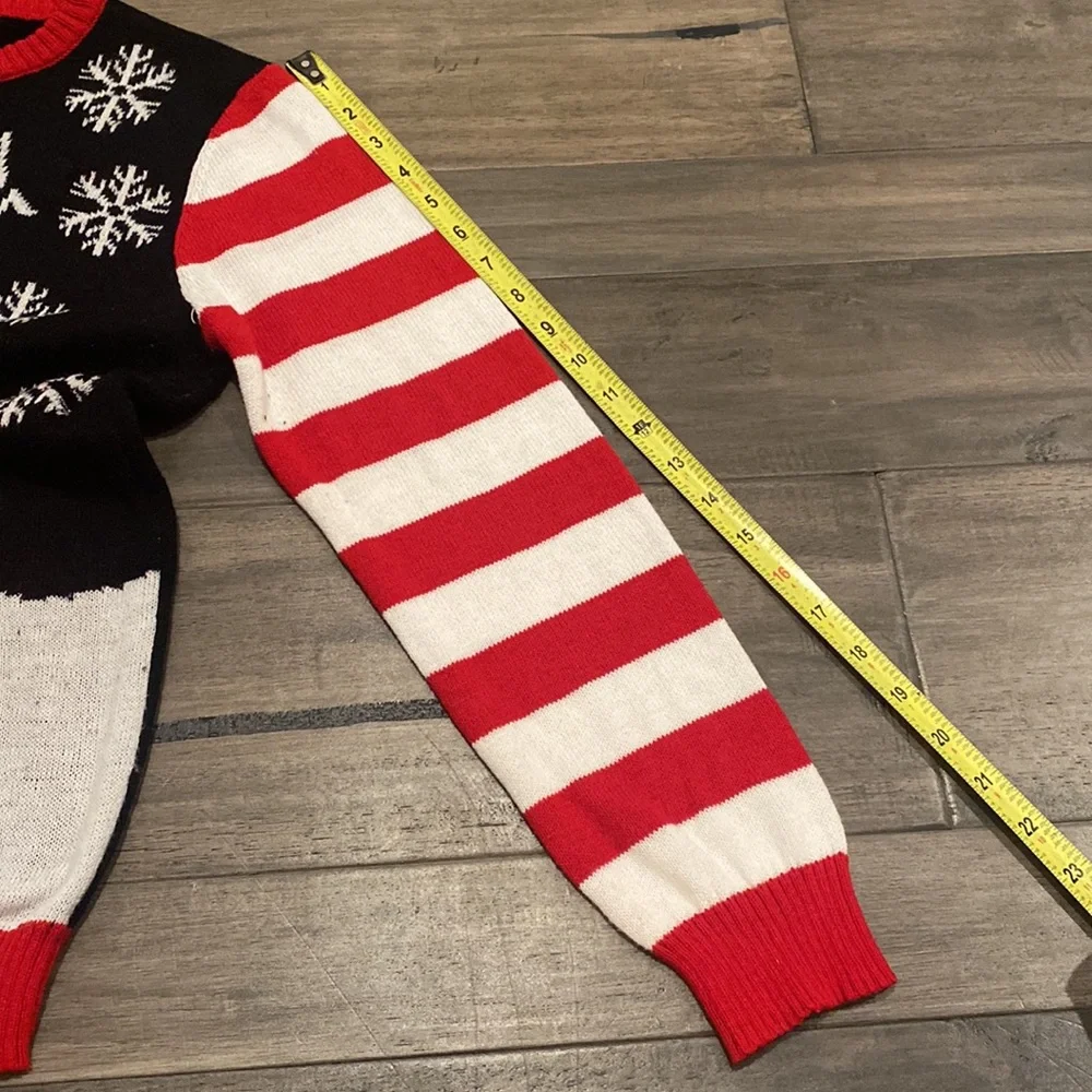 Well Worn Holiday Sweater Christmas Dancing Santa FA-LA-LA-LA-LOSS Light Up SZ L